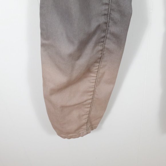 Free People Jeans Womens W 28 Gray Bleached Graded Jogger Lightweight Stretch - Picture 3 of 9